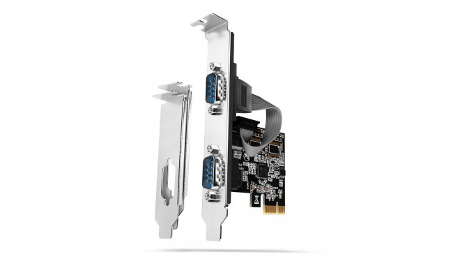 NET CARD PCIE 2PORT 250KBPS/SP&LP PCEA-S2N AXAGON