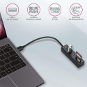 I/O HUB USB3.2 3P SD/MICROSD/0.2M HMA-CR3A AXAGON