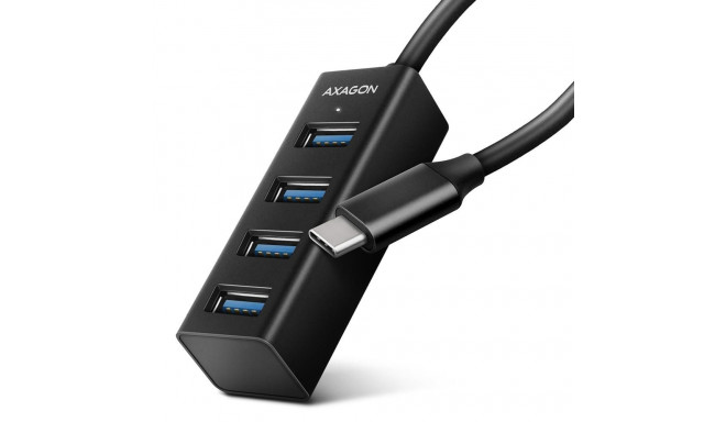 I/O HUB USB-C 4PORT MINI/0.2M HUE-M1C AXAGON