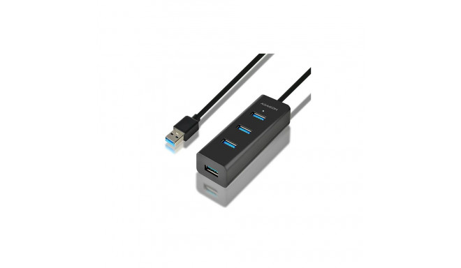 I/O HUB USB3.0 4PORT CHARGING/1.2M HUE-S2BL AXAGON