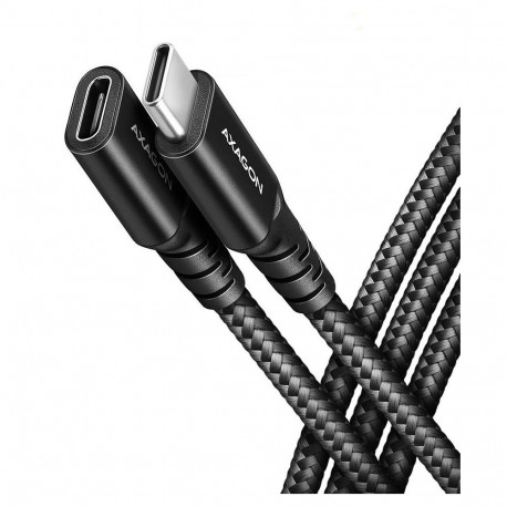 CABLE USB-C EXTENSION 0.5M/BLACK BUCM32-CF05AB AXAGON