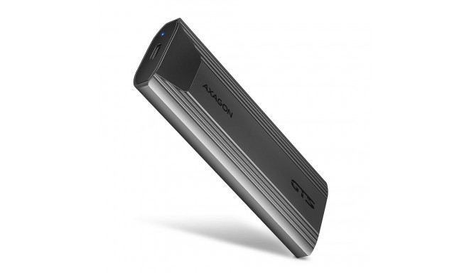 SSD ACC ENCLOSURE M.2 NVME/SATA USB-C EEM2-GTS2 AXAGON