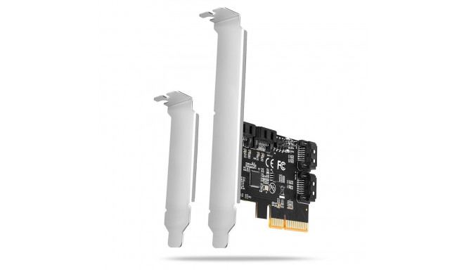 SSD ACC I/O CONTROLLER PCIE/SATA 6G PCES-SA4X4 AXAGON