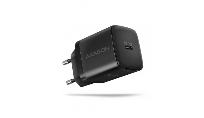 MOBILE CHARGER WALL USB-C 30W/1PORT BLACK ACU-PD30 AXAGON