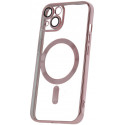 Kaitseümbris Color Chrome Mag iPhone 14, rose gold