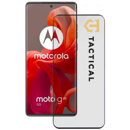 Tactical kaitseklaas Glass Shield 5D Motorola Moto G85 5G, must