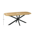 Söögilaud RAMONA 180/220x90xH75cm, hele puit Söögilaud RAMONA 180/220x90xH75cm, hele puit