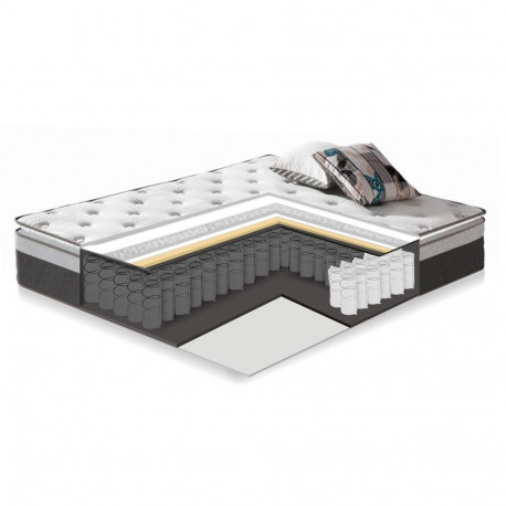 Spring mattress HARMONY TOP 160x200xH33cm