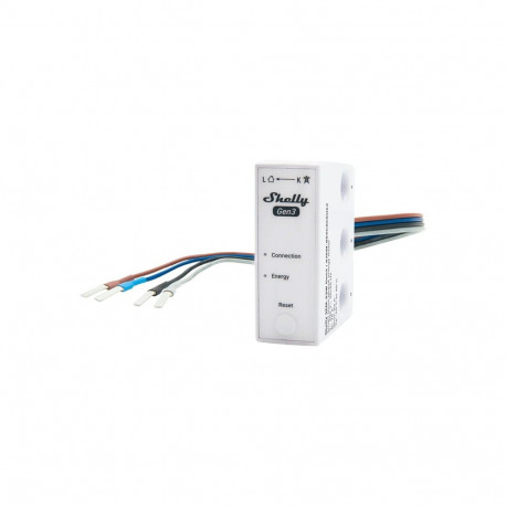 Shelly 3EM-63W Gen3 1/3-channel WiFi energy meter (wired model)