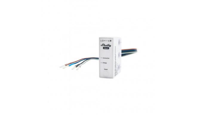 Shelly 3EM-63W Gen3 1/3-channel WiFi energy meter (wired model)