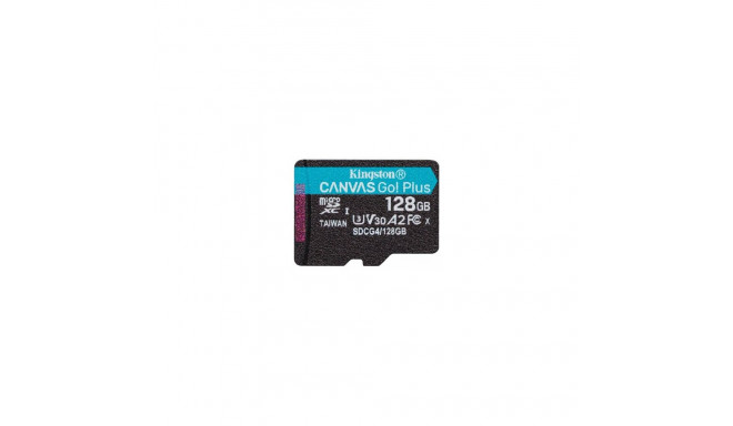 KINGSTON 128 GB MICROSDXC CANVAS GO! PLUS GEN4 200R A2 U3 WITHOUT ADAPTER