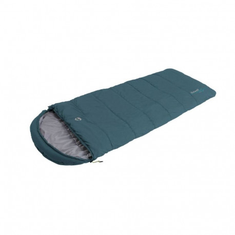 Outwell Campion Lux Teal | Sleeping Bag | -16/5 C | 2 way open - auto lock, L-shape