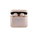 Guess Printed Logo Bluetooth TWS Pink