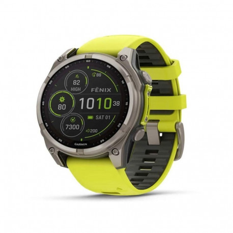 Garmin SMARTWATCH FENIX 8 SAPP. SOLAR/YELLOW 010-02906-21