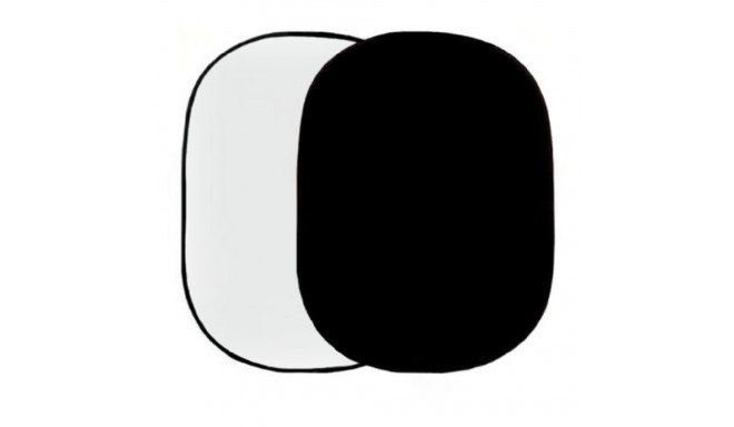 Falcon Eyes background R-1482WB 148x200cm, white/black