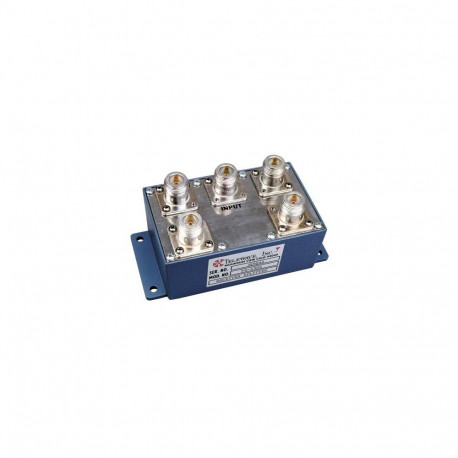 Telewave Inc PS-4504 400-512 MHz 4-way Receiver Power Splitter, 500W, N-Female Connector