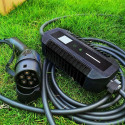 EV Charge Portatiivne Tüüp 2 Laadija 5m Reguleeritav 10A–32A 22 kW 3-Faas IP66 Must