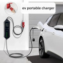 EV Charge Portatiivne Tüüp 2 Laadija 5m Reguleeritav 10A–32A 22 kW 3-Faas IP66 Must