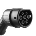 EV Laadimise Portatiivne Tüüp 2 Laadija 5m Kaabel Reguleeritav 8A–16A 11 kW 3-Faas IP66 Must