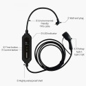 EV Charge Portable Type 2 Laadija 5m 3.6 kW Reguleeritav 6A–16A 1-Phase IP65 Must