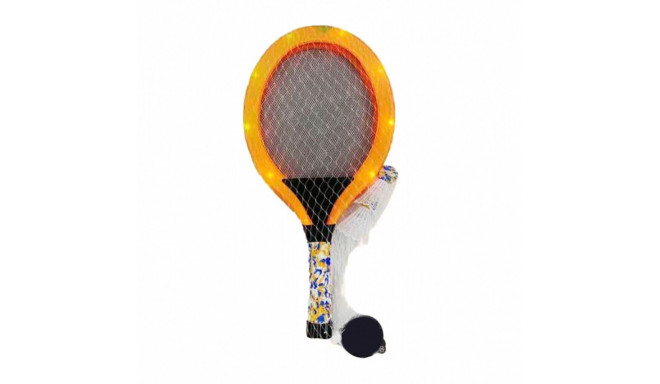 Beach tennis - light up rackets and shuttlecock