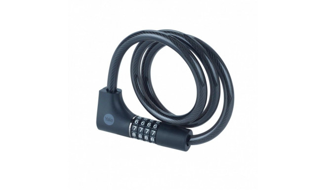 Bike cable with combination lock and key