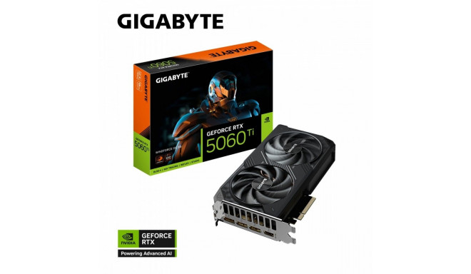 Graphics card GeForce RTX 5060 Ti WINDFORCE OC 8G 128BIT GDDR7 HDMI/3DP