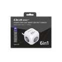 Power cube 6in1 3x AC 2x USB 1x USB C PD 20W