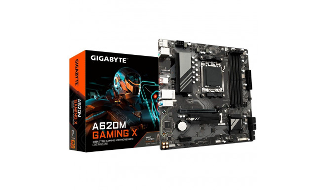 Gigabyte emaplaat A620M Gaming X AM5 4DDR5 HDMI/DP M.2 mATX