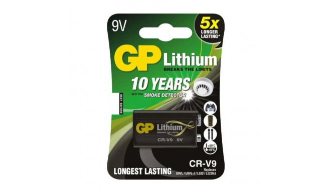 LITHIUM BATTERY GP 9V L 522/LA522/6F22