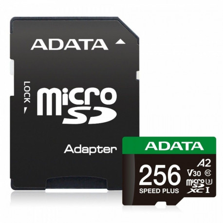 MicroSD mälukaart Speed Plus 256GB UHS1 U3 V30 A2 180/160MB/s