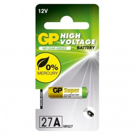 Car remote battery 27A MN27 blister 1 pcs