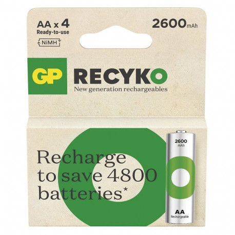Akud R6/AA NI-MH 2 600mAh blisterpakend 4 tk