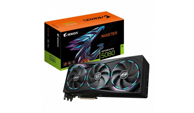 Graphics card GeForce RTX 5080 AORUS MASTER 16G 256BIT GDDR7 3DP/HDMI