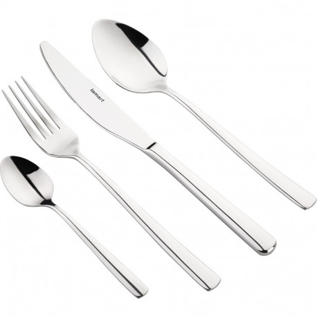 The Lamart EMMA LT5007 is a 24-piece designer cutlery set made from high-quality st