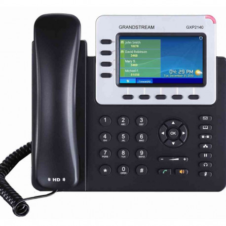 The Grandstream GXP2140 is a high-end enterprise-grade IP phone designed for users 