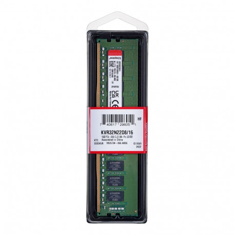 Memory Module - Kingston ValueRAM KVR32N22D8/16 16GB DDR4 3200MHz Black/Green