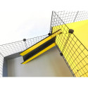 Cage - C&C Modular 3x2 + Loft 2x1 1100mm x 750mm x 750mm 9.5kg Black Ramp