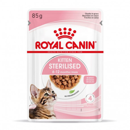 Cat Food - Royal Canin Sterilised Gravy 12x85g