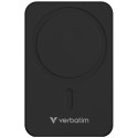 Akupank Verbatim 20000mAH Black/must. LED display, USB-C PD kuni, MagSafe juhtmevaba laadimine kuni 
