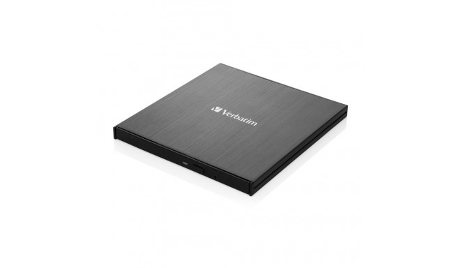 Blu-Ray kirjutaja/mängija väline Verbatim External Slimline Blu-ray Writer Ultra HD 4K; USB-C (USB3.