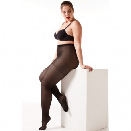 SOKISAHTEL QUEEN plus size 30 DEN musta värvi sukkpüksid 448, 450