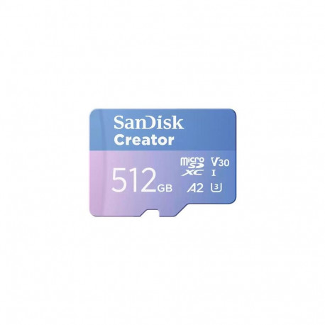 SanDisk Creator 512 GB MicroSDXC UHS-I Class 10