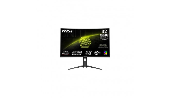 MSI MAG 321CUPDF computer monitor 80 cm (31.5&quot;) 3840 x 2160 pixels 4K Ultra HD LCD Black