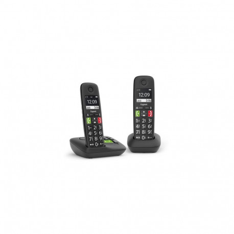 Gigaset E290A Duo Analog/DECT telephone Caller ID Black