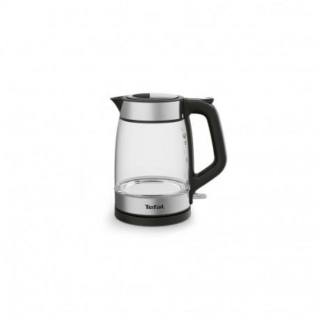 Tefal Glass Kettle KI605830 electric kettle 1.7 L 2200 W Black, Silver, Transparent
