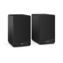 Sharp Bookshelf Speakers 2-way Black Wired &amp; Wireless 60 W