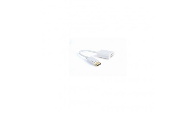 Gembird A-DPM-DVIF-002-W video cable adapter 0.1 m DisplayPort DVI White