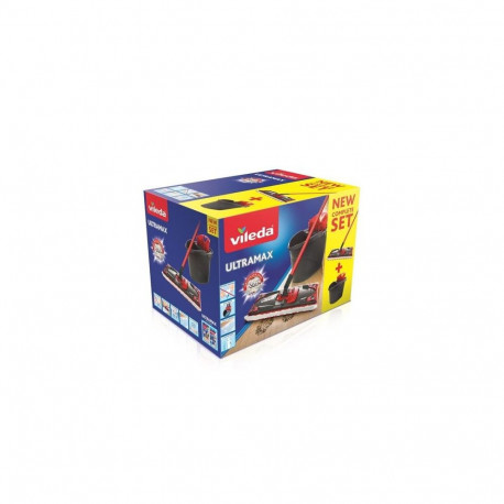 Vileda Ultramax Set mop Dry&wet Black, Red