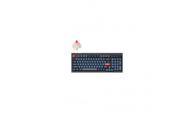 Keychron V5 Max keyboard Universal RF Wireless + Bluetooth Black, Grey
